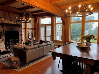 Waterfront Remodeled 6BR Retreat - Sauna, Views, Near Acadia National Park