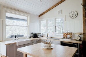 Microwave, oven, stovetop, toaster