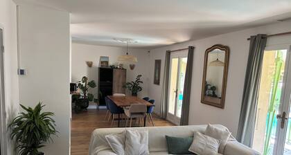 Villa au calme avec piscine proche de la mer