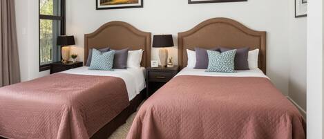 Lägenhet Deluxe - 3 sovrum | 2 sovrum, sängtillbehör av högsta kvalitet och bäddmadrasser