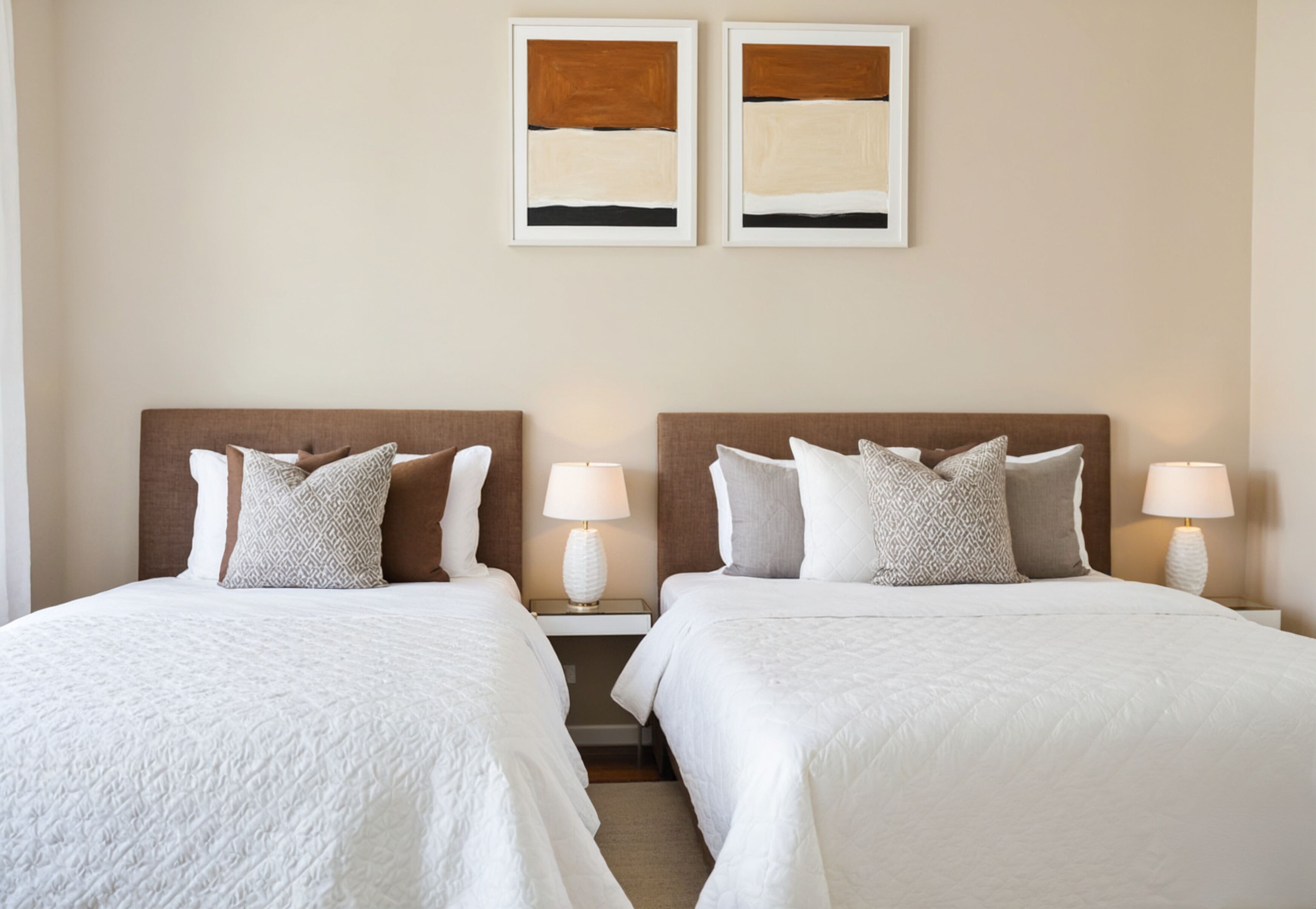 デラックス アパートメント 2 ベッドルーム | 高級寝具、ピロートップベッド、客室ごとに異なる装飾、客室ごとに異なるイン テリア