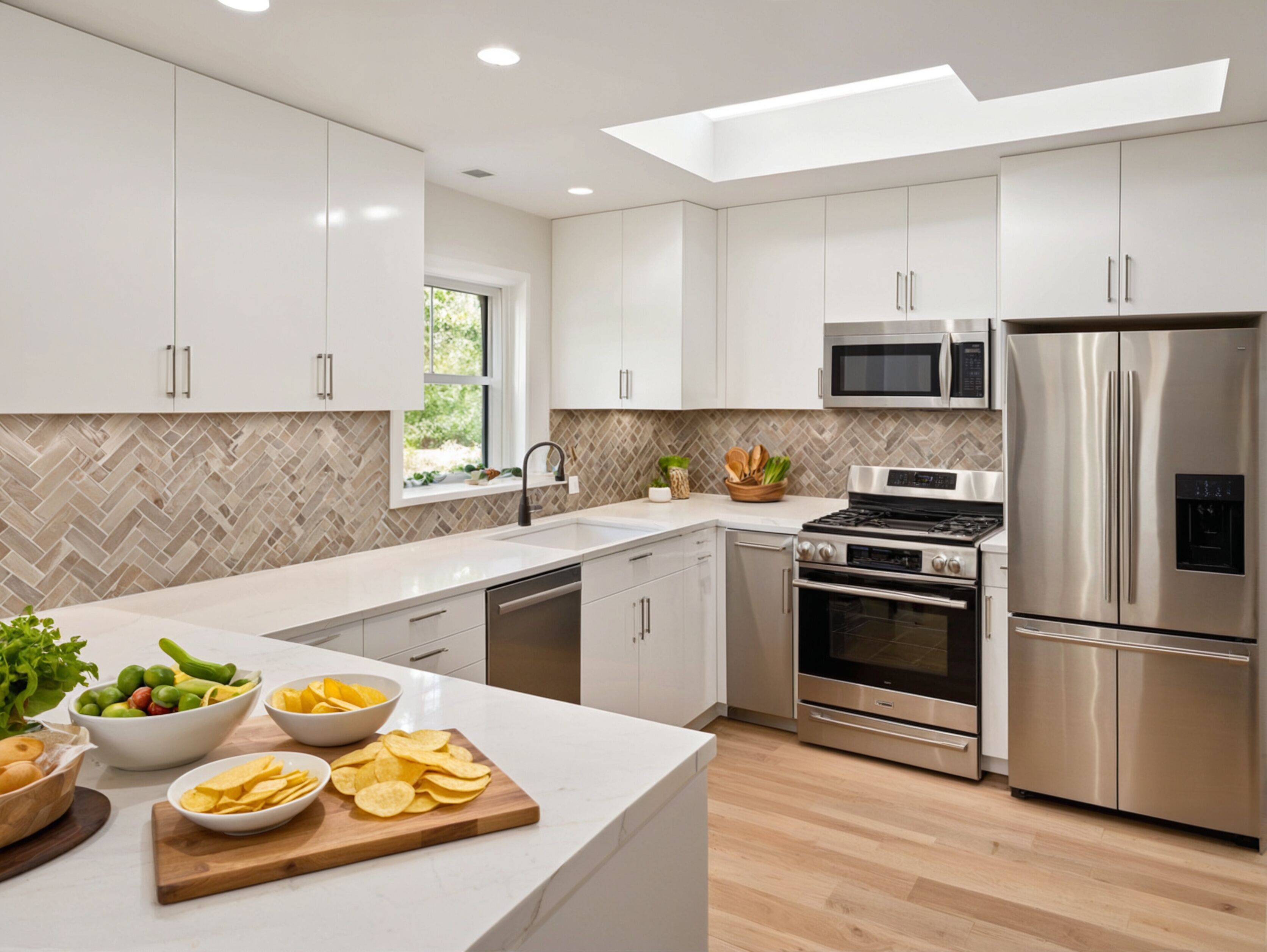 Deluxe Apartment, 2 Bedrooms | Private kitchen | Full-size fridge, microwave, oven, stovetop