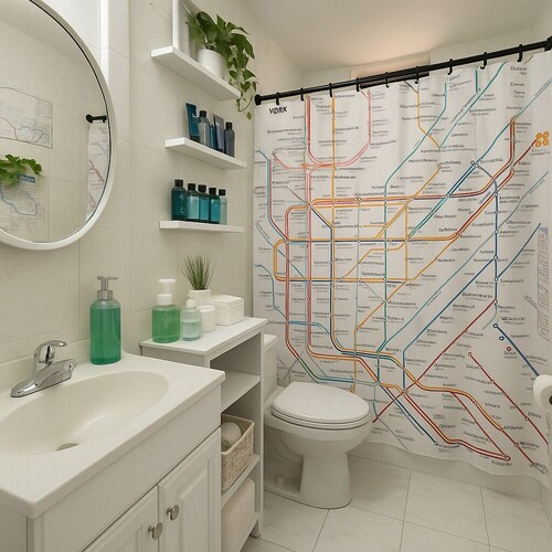 Blue style  Room in Guesthouse with shared bathroom
