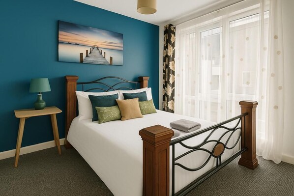 4 slaapkamers, een strijkplank/strijkijzer, wifi, beddengoed