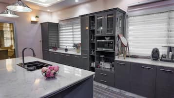 Microwave, oven, stovetop