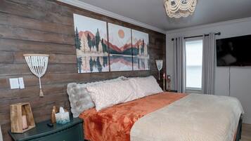 1 chambre, fer et planche Ă repasser, Wi-Fi, draps fournis