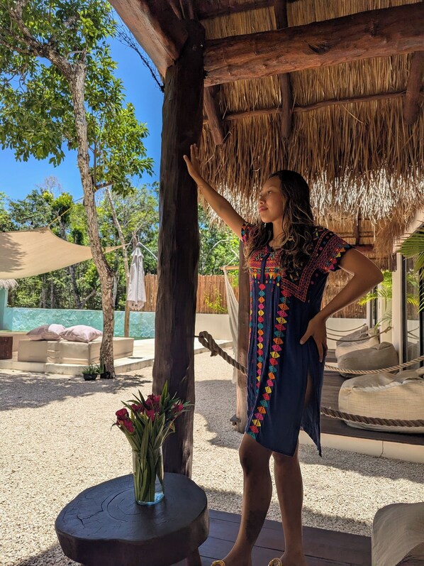 Deluxe Suite, 2 Double Beds, Patio, Courtyard View | Terrace/patio - Magic Xcacel Tulum (Tulum)