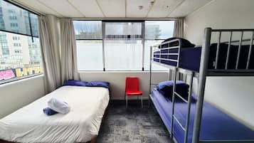 Free WiFi, bed sheets