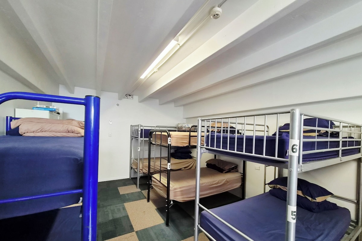 Bed in 14-Bed Dormitory Room | Free WiFi, bed sheets