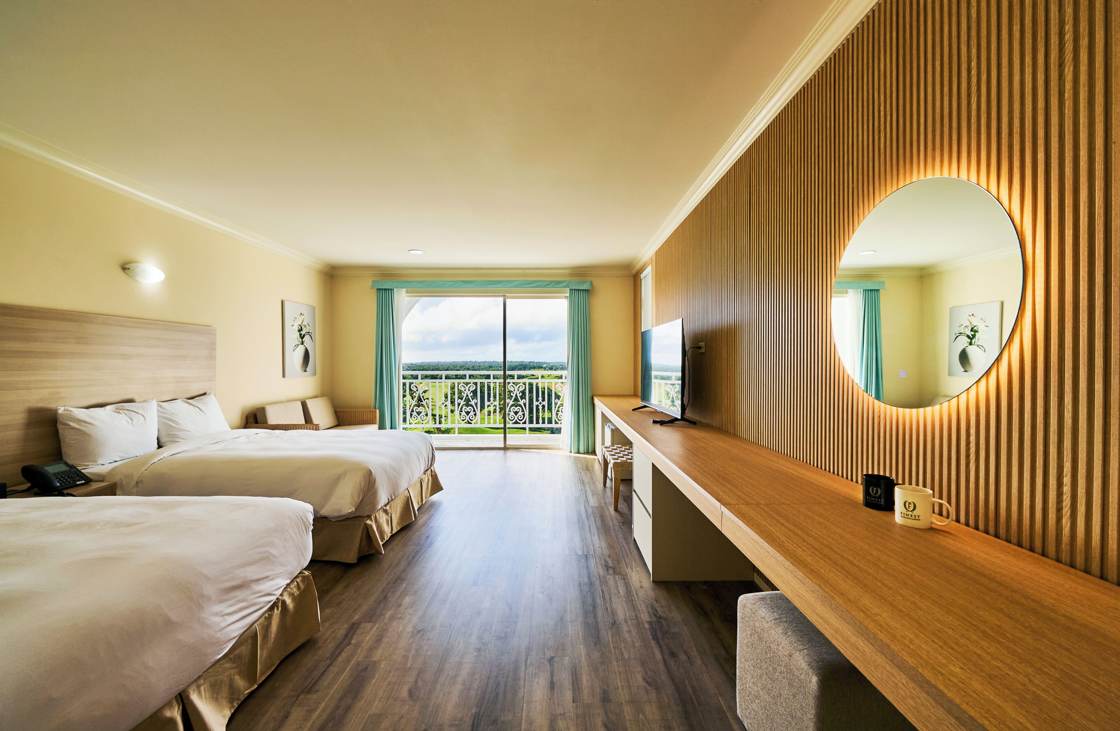 Comfort Twin Room, Balcony, Golf View | In-room safe, blackout drapes, soundproofing, iron/ironing board