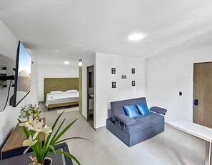 1 bedroom, iron/ironing board, bed sheets