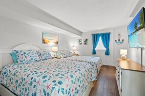 1 bedroom, iron/ironing board, free WiFi, bed sheets -  OEANFRONT Deluxe 1-BR condo-N. Myrtle Beach. Indoor/outdoor pools-lazy rivers (North Myrtle Beach)