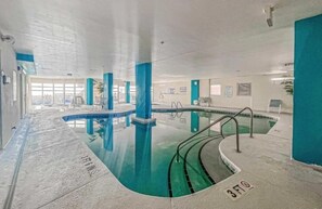 Pool -  OEANFRONT Deluxe 1-BR condo-N. Myrtle Beach. Indoor/outdoor pools-lazy rivers (North Myrtle Beach)