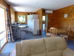 Living area - Family Cottage on Established Rural Farm. Relaxing, Secluded, has Beautiful View (Broomfield)