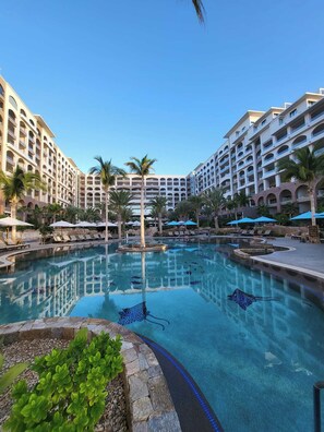 Pool - Luxury Oceanfront Escape: 2BR Villa at Villa La Valencia, Cabos newest Gem! (San Jose del Cabo)