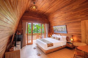 Habitación doble, balcón | Terraza o patio