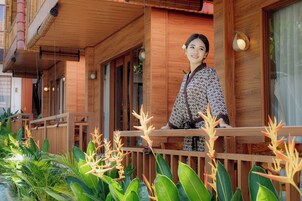 Habitación doble, acceso a la piscina | Terraza o patio