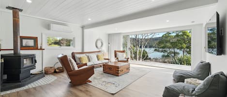 Maison Deluxe, vue baie | Coin séjour