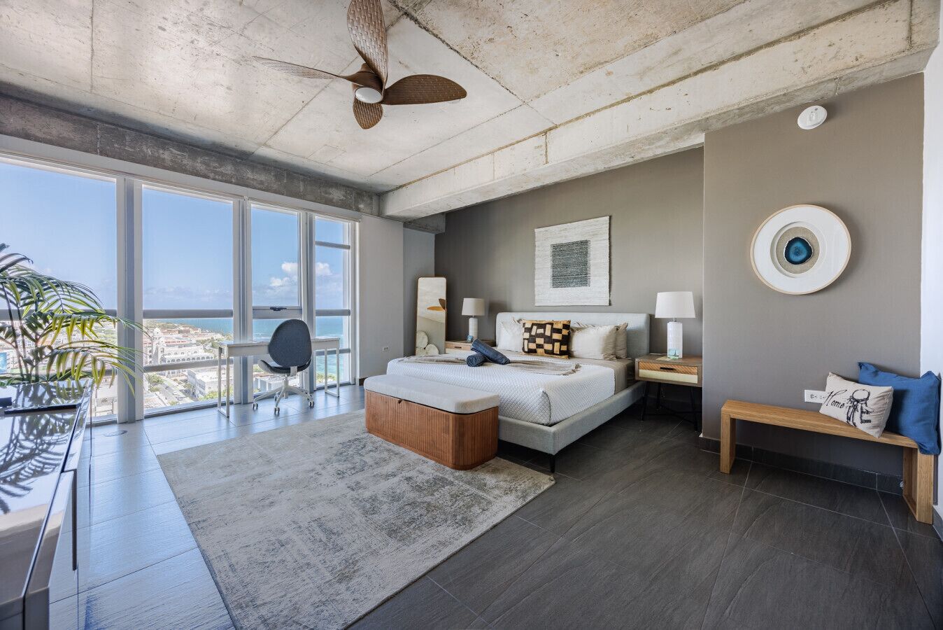 1 bedroom, desk, travel crib, free WiFi