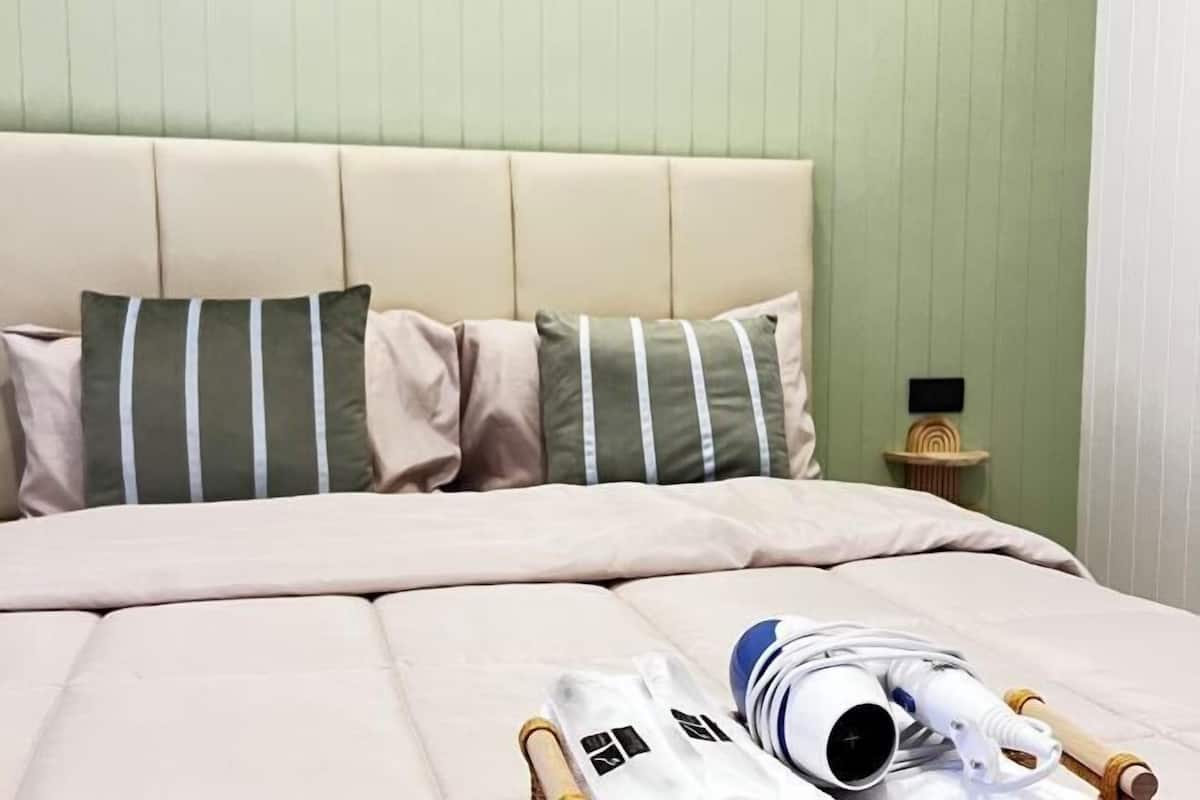 Wi-Fi de cortesia, roupa de cama