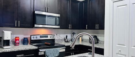 Microwave, oven, dishwasher