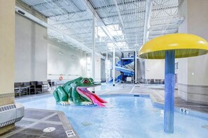 Indoor pool, a heated pool