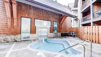 Indoor pool, a heated pool