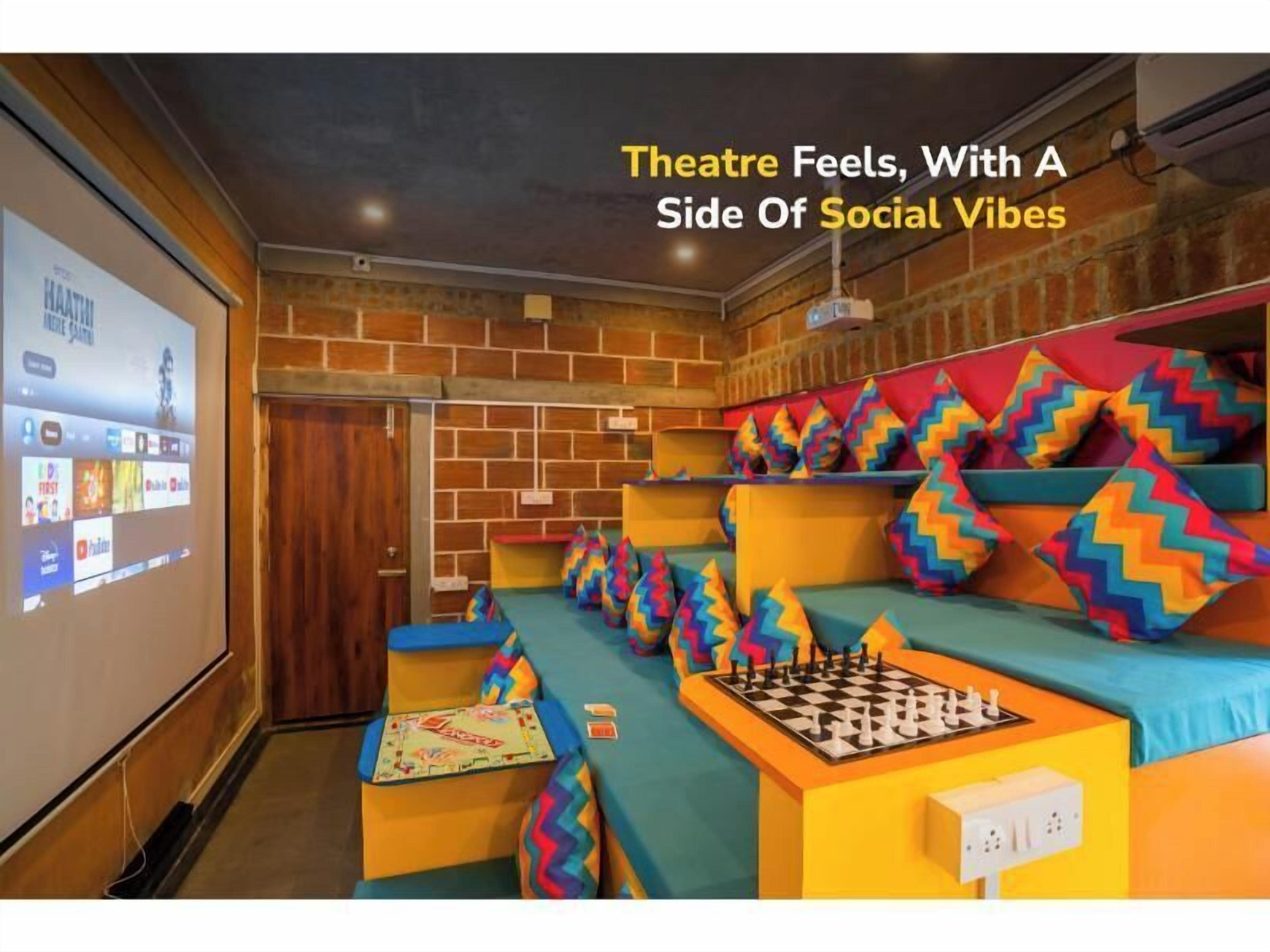 Sitteområde i lobbyen