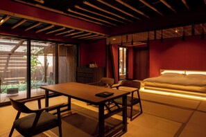 Rom – premium, ikke-røyk (w/ Hot Spring Open-Air Bath, Hibiki) | Oppholdsområde