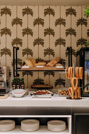 Daily buffet breakfast (EUR 15 per person)