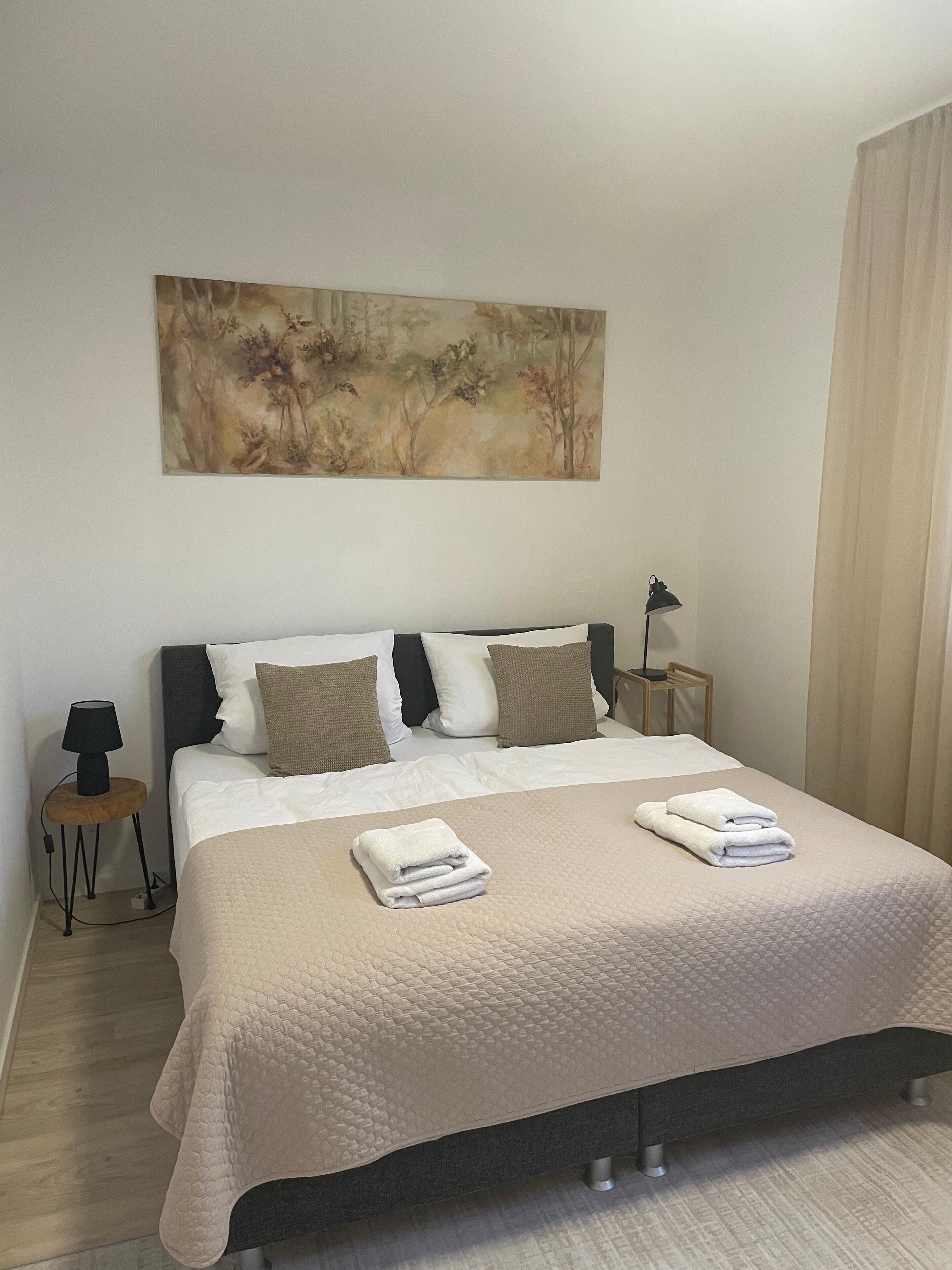 2 Schlafzimmer, Bügeleisen/Bügelbrett, WLAN, Bettwäsche