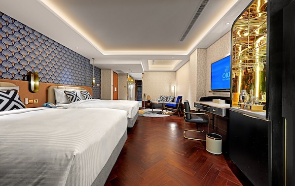Chambre supérieure avec lits jumeaux | Vue de la chambre
