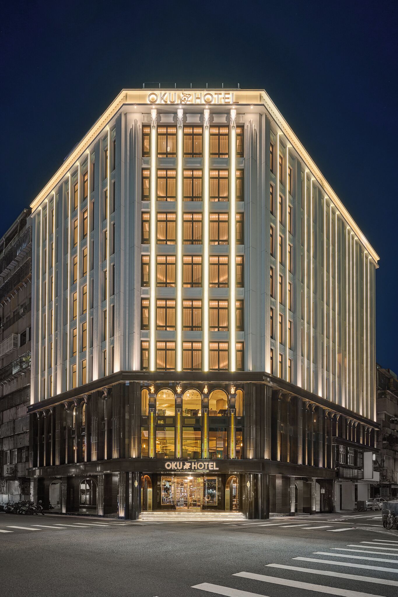 Façade de l’hébergement