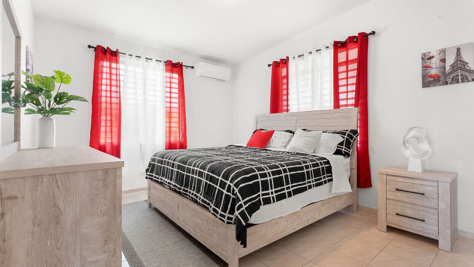 3 soveværelser, strygejern/strygebræt, gratis Wi-Fi, sengetøj