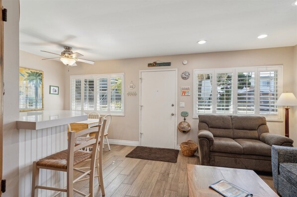 Condo, 1 Bedroom | Living area - Lovely 1 Bed Beach Condo #128 1 Bedroom Condo by Sunset Shores Condominiums (Carpinteria)