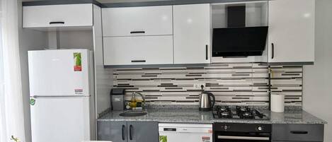 Microwave, oven, dishwasher