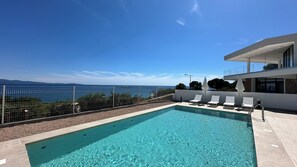 Et oppvarmet basseng