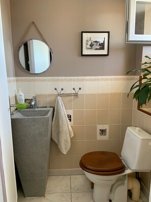 Shower, towels, soap, shampoo - Holiday Home Heated swimming pool 28° C (Saint-Hippolyte)