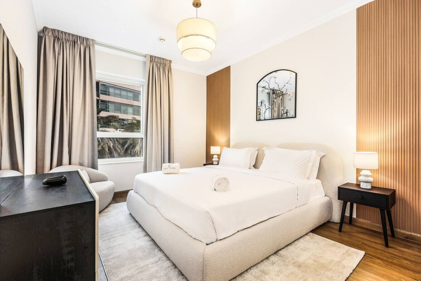 1 bedroom, iron/ironing board, travel crib, free WiFi