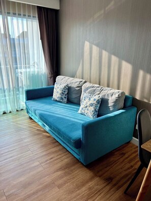 Appartement, 1 lit double et 1 canapé-lit