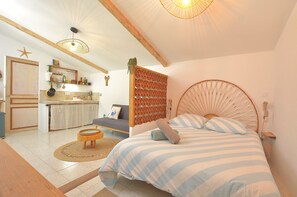 1 chambre, fer et planche à repasser, Wi-Fi, draps fournis