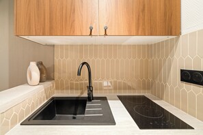 Espressomaskin og vannkoker