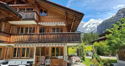 Bel appartement pour 4 personnes avec WIFI, TV, balcon, animaux admis et vue panoramique