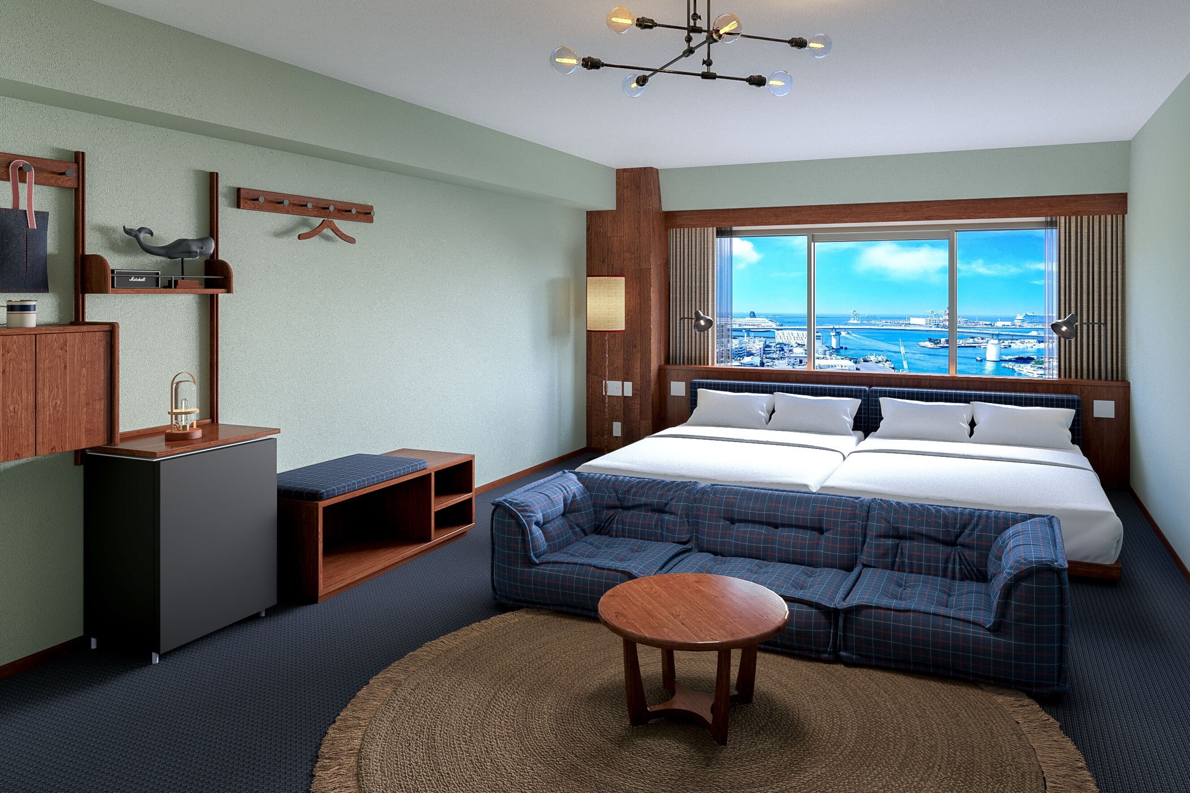 舒適客房, 2 張標準雙人床, 非吸煙房 (Washing Machine) | 免費 Wi-Fi