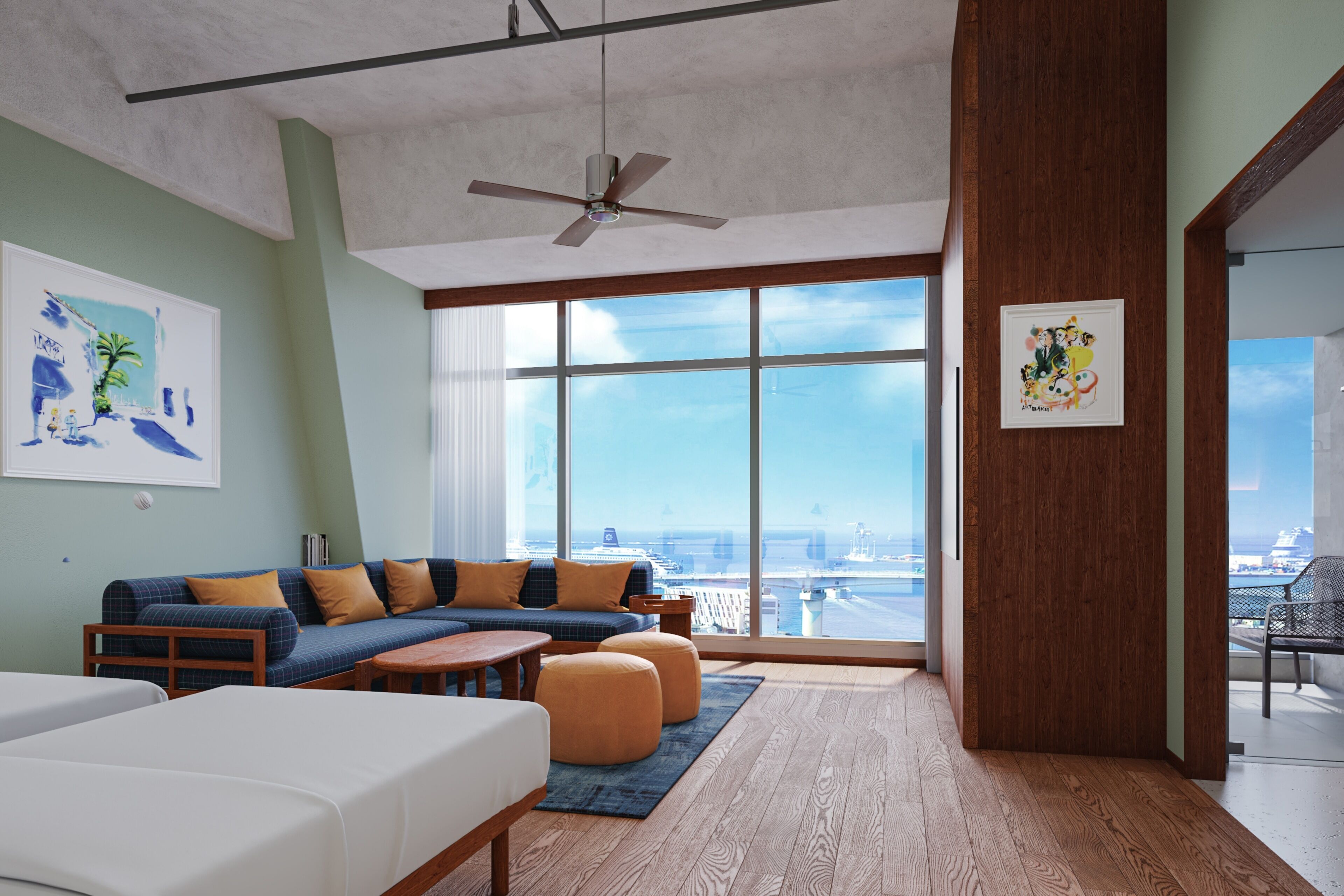 Junior-huone, tupakointi kielletty, sauna (SG Jr.Suite,TopFloor/Bath/WashMachine) | Ilmainen Wi-Fi