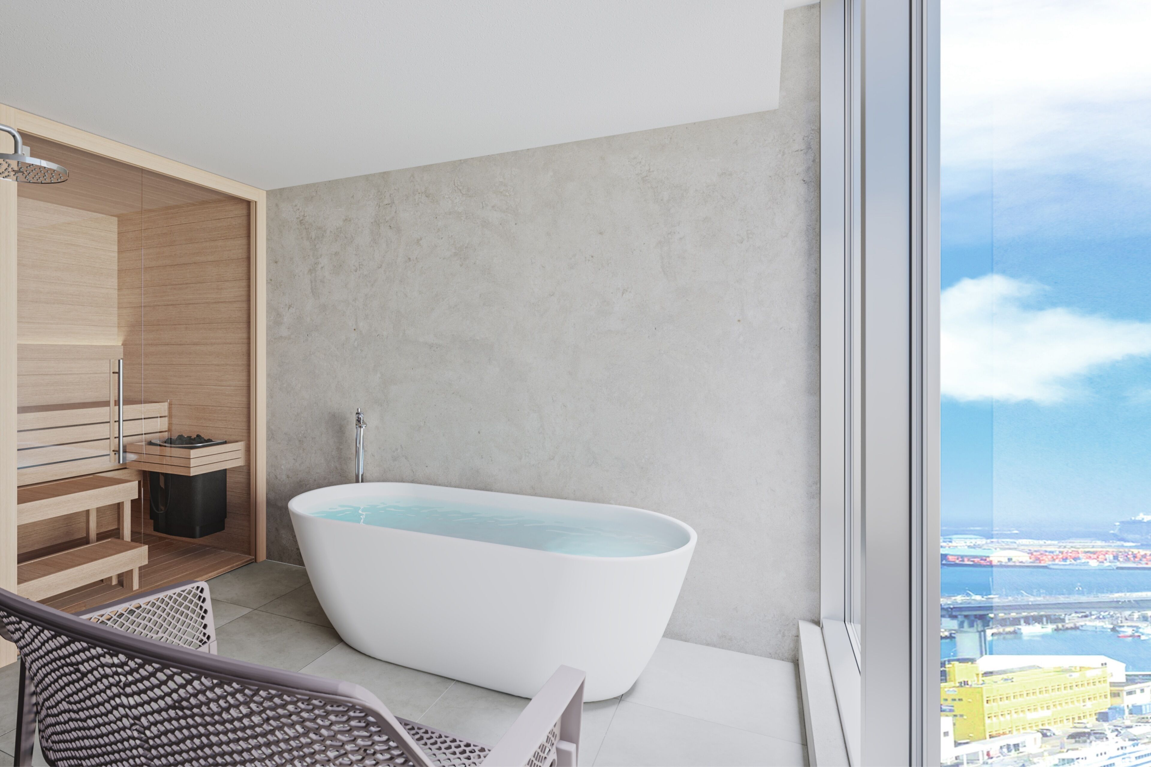 럭셔리룸, 금연, 사우나 (SG Suite,top floor,bath,wash machine) | 무료 WiFi