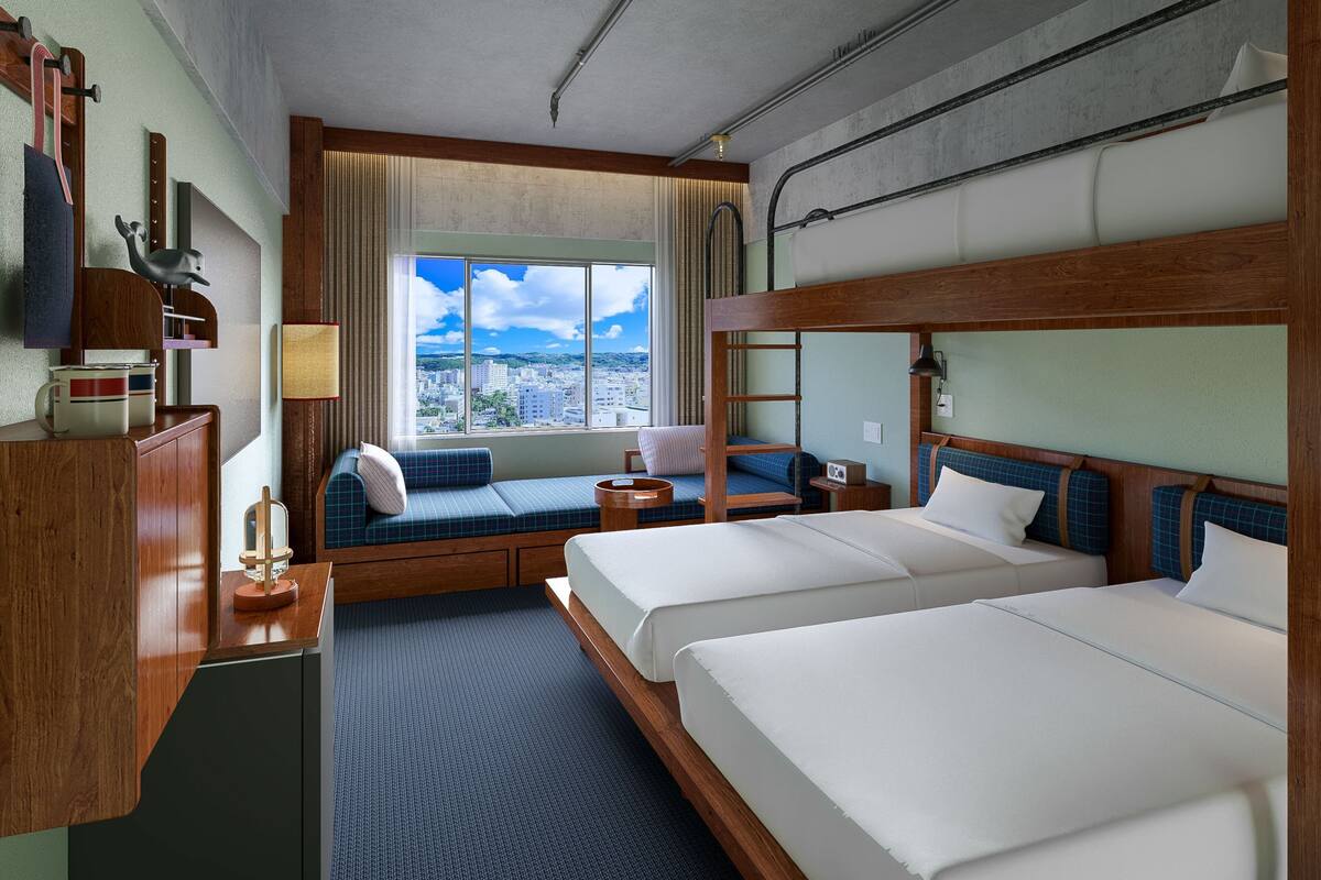 Chambre Triple Majestueuse, non-fumeurs (Bunk room) | Wi-Fi gratuit