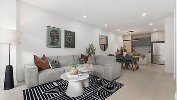 Apartment, Non Smoking, Pets Not Allowed | Living area