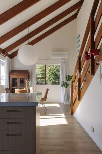 A classic 1970s Kiwi Bach designed by Chaplin's Architects