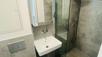 Towels, soap, toilet paper